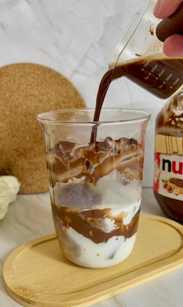 iced nutella latte recipe 