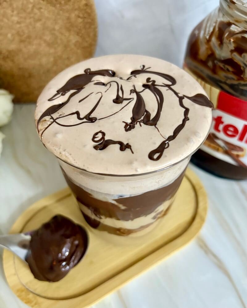 iced nutella latte recipe 