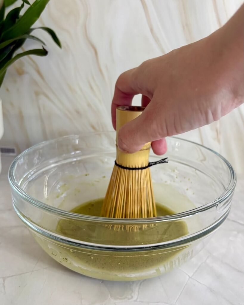 iced vanilla matcha latte recipe