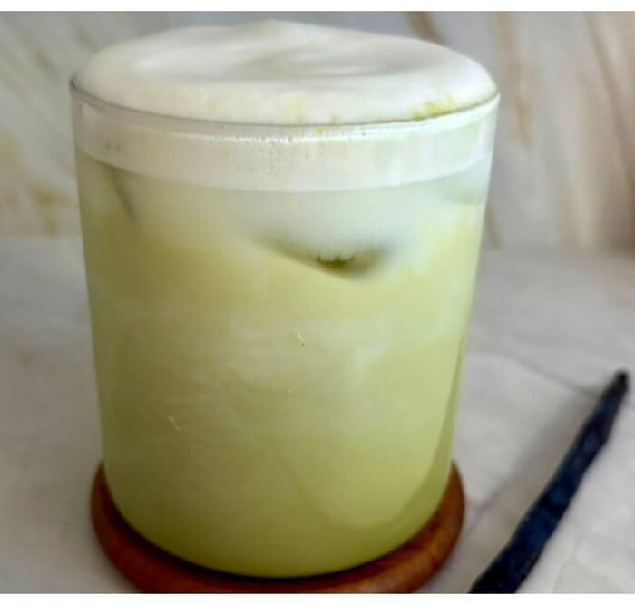 Iced Vanilla Matcha Latte Recipe