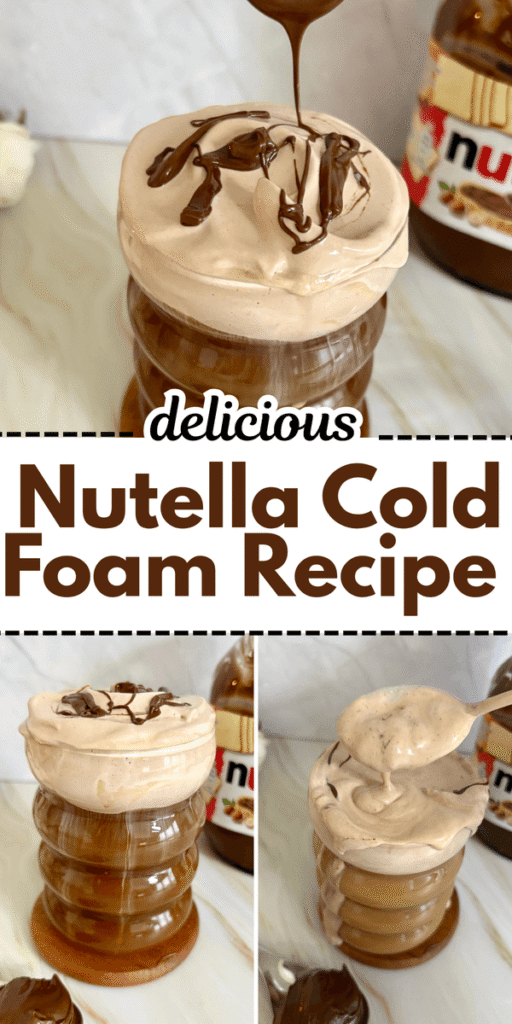 nutella cold foam recipe