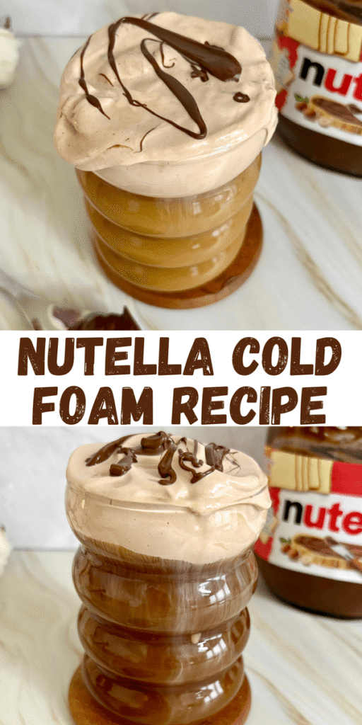 nutella cold foam recipe