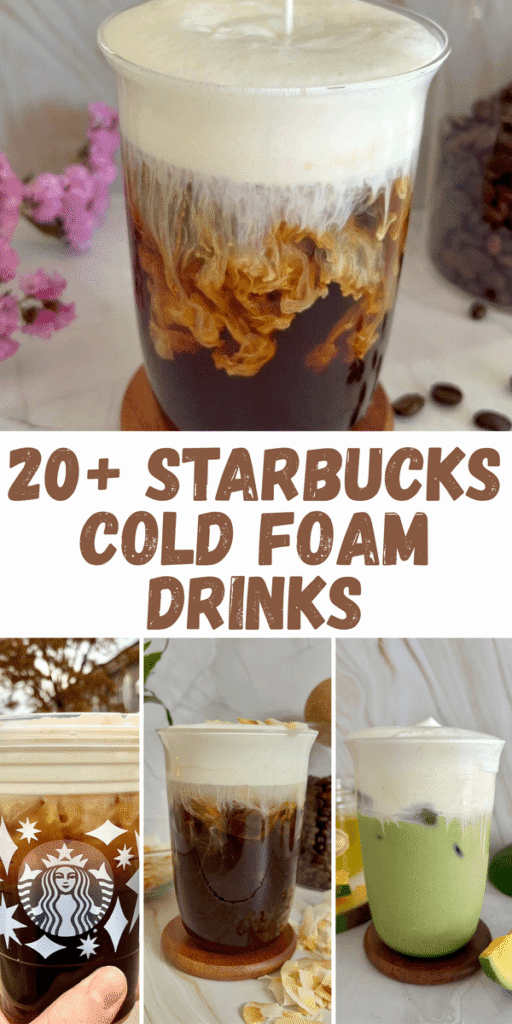 starbucks cold foam drinks