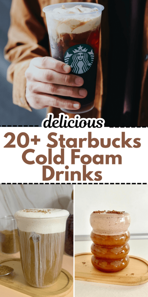 starbucks drinks with cold foam