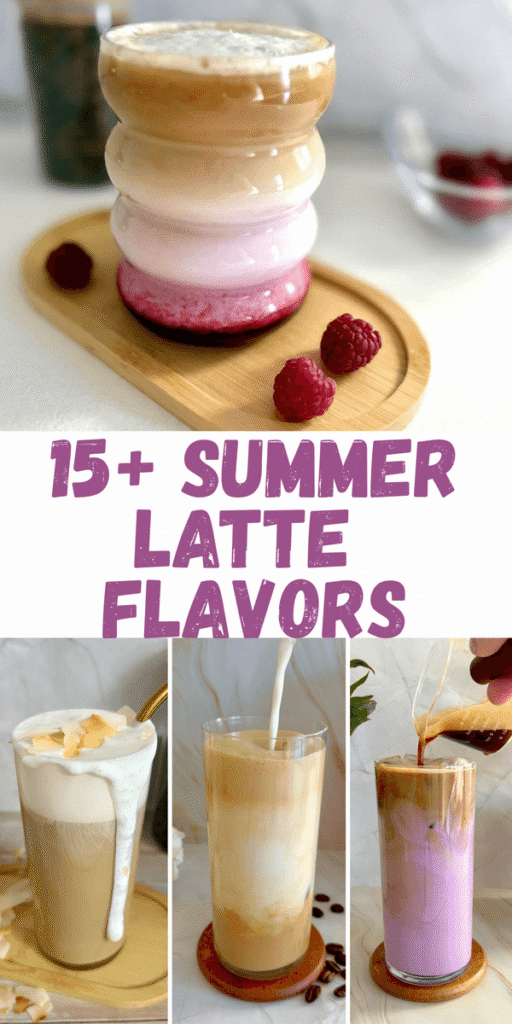 summer latte flavors 