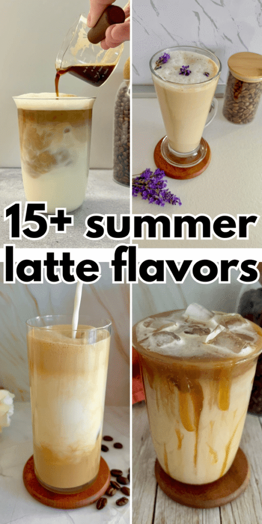 summer latte flavors 