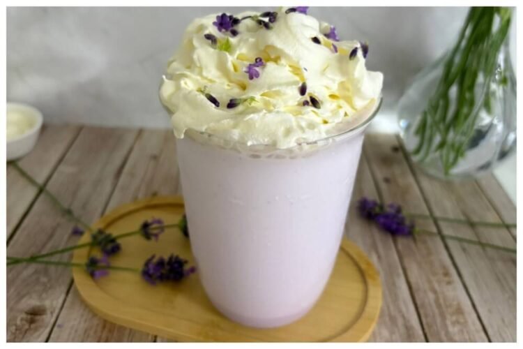 Lavender Creme Frappuccino recipe
