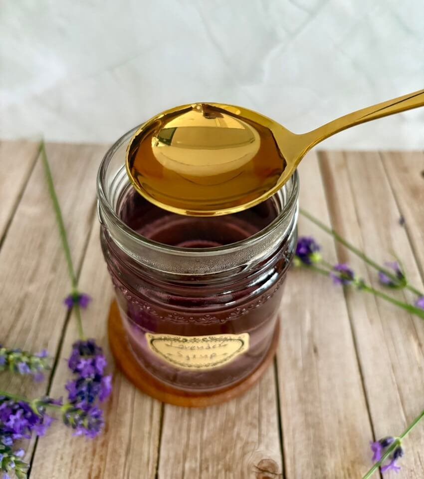 Lavender Syrup recipe for coffee 