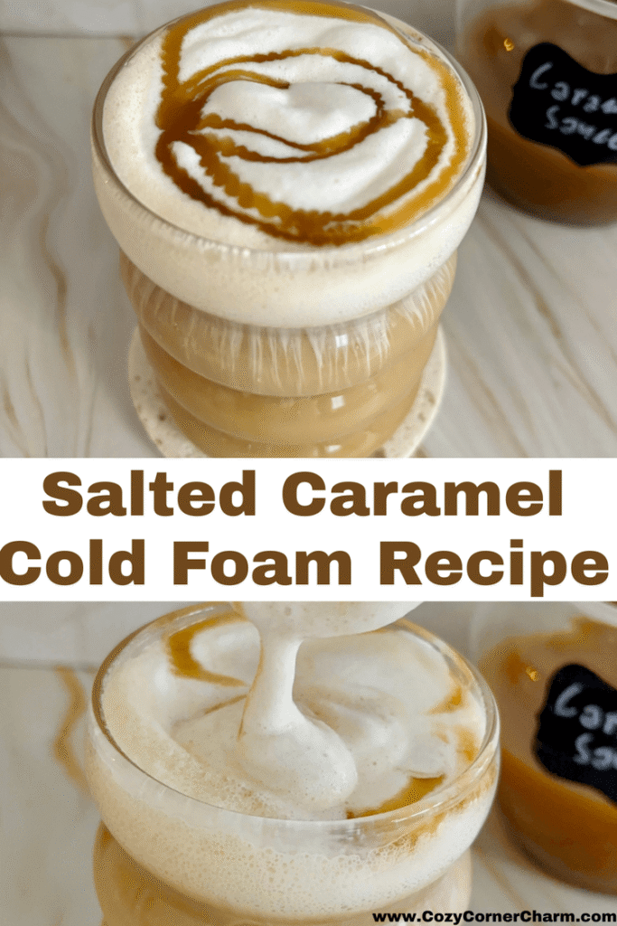 Salted caramel cold foam  recipe