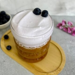blueberry cold foam