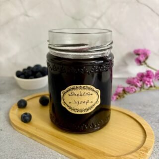blueberry syrup recipe for coffee