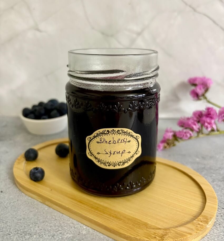 blueberry syrup recipe for coffee