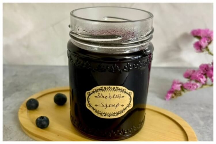 blueberry syrup recipe for coffee