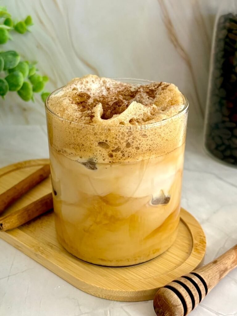 iced honey cinnamon latte recipe