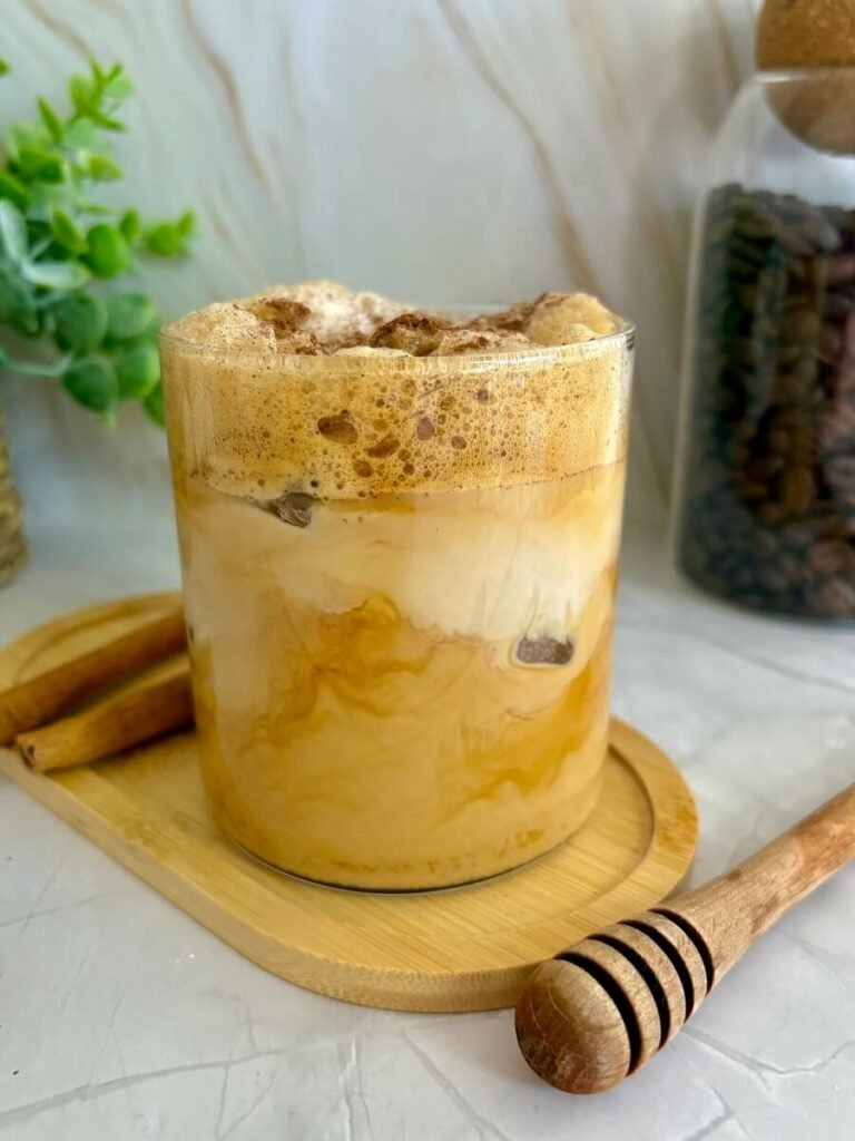 iced honey cinnamon latte recipe