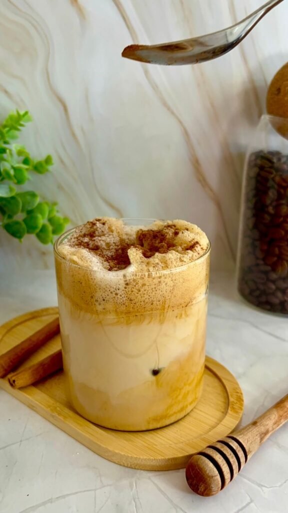 iced honey cinnamon latte recipe