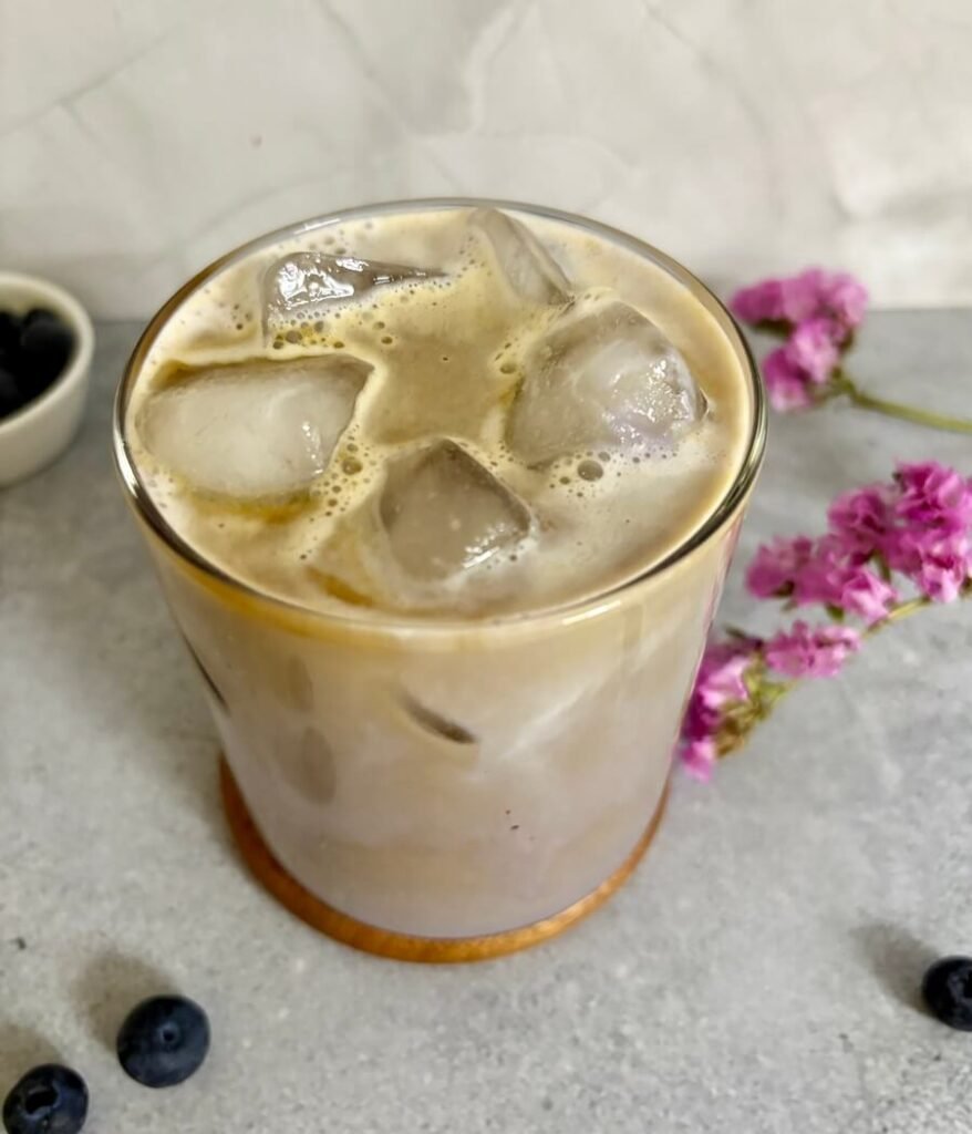iced blueberry latte recipe