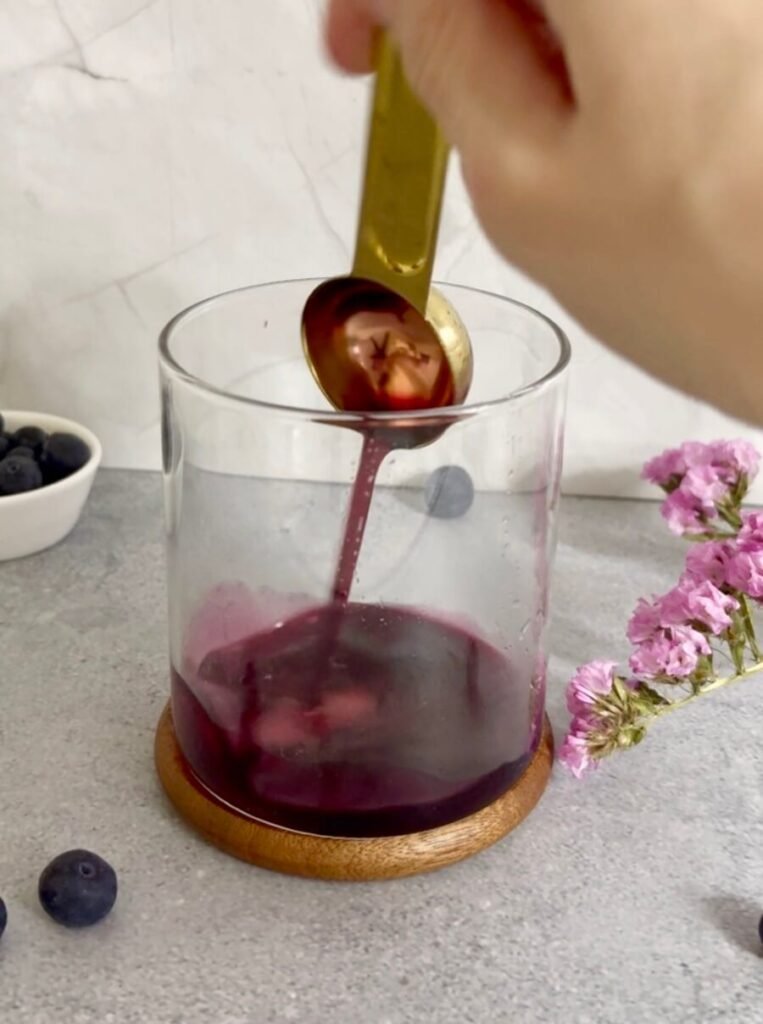 iced blueberry latte recipe