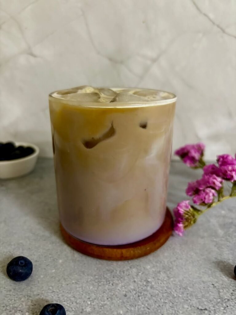 iced blueberry latte recipe