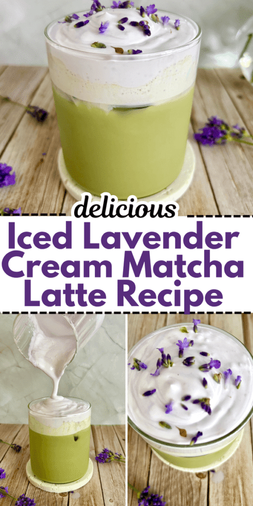 iced lavender cream matcha 