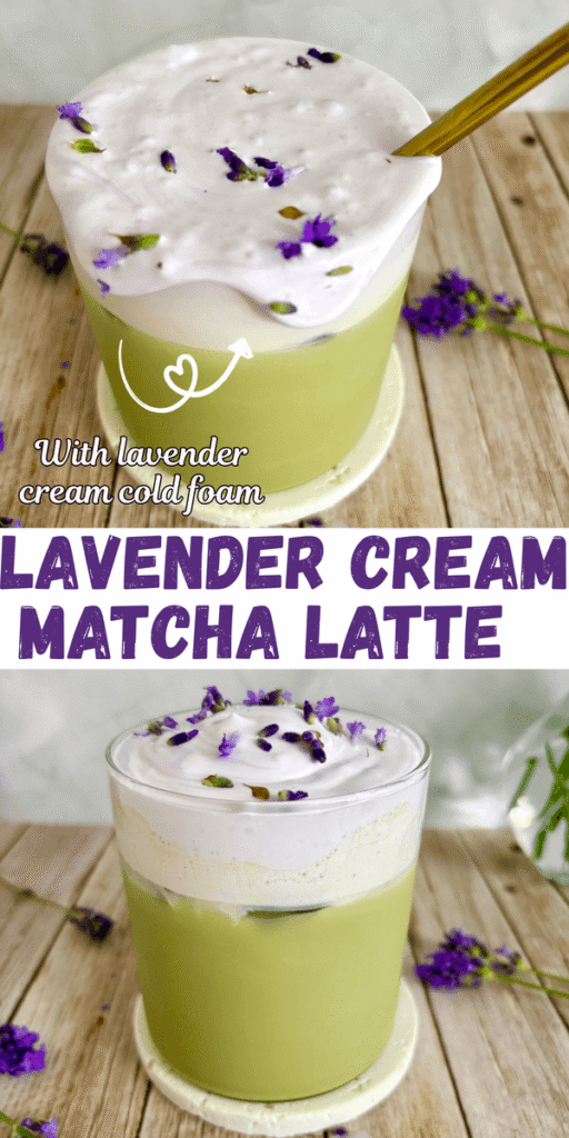 iced lavender cream matcha 