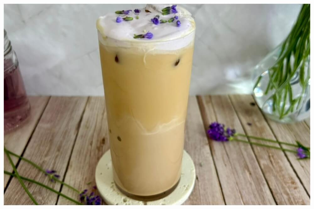 iced lavender oatmilk latte
