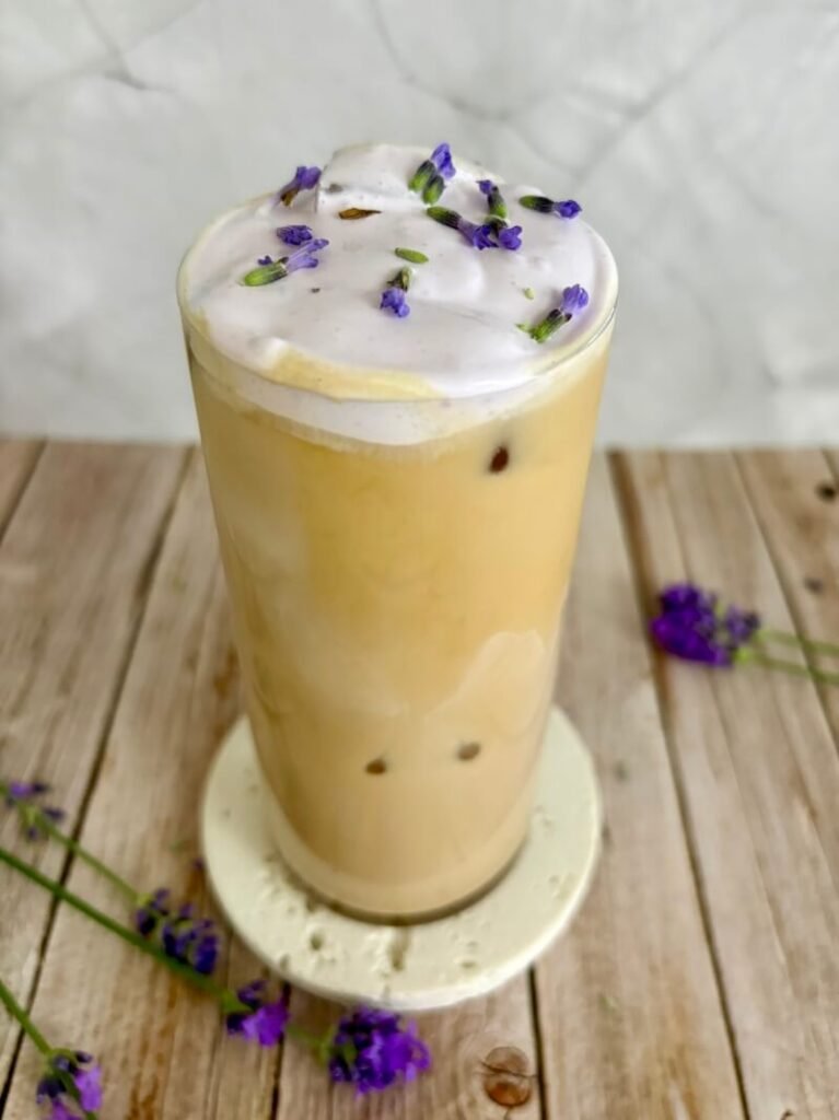 iced lavender oatmilk latte recipe