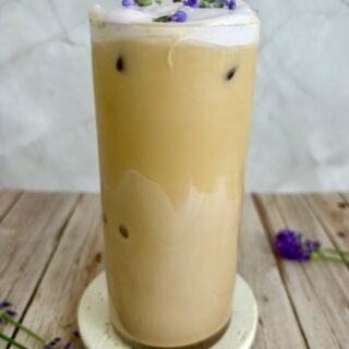 iced lavender oatmilk latte