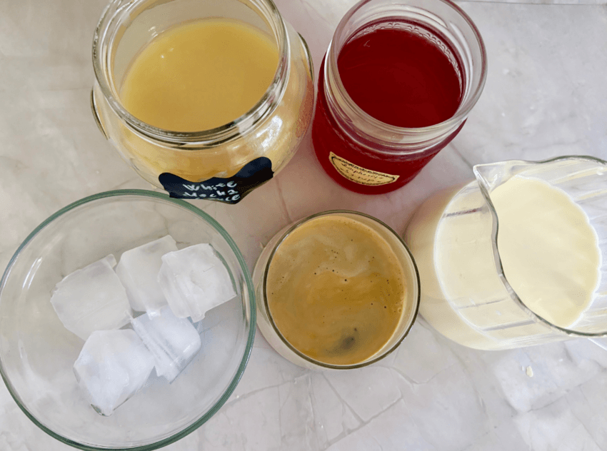Iced Raspberry White Mocha Recipe