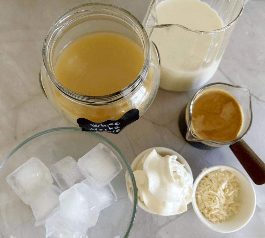 iced white mocha recipe Starbucks copycat
