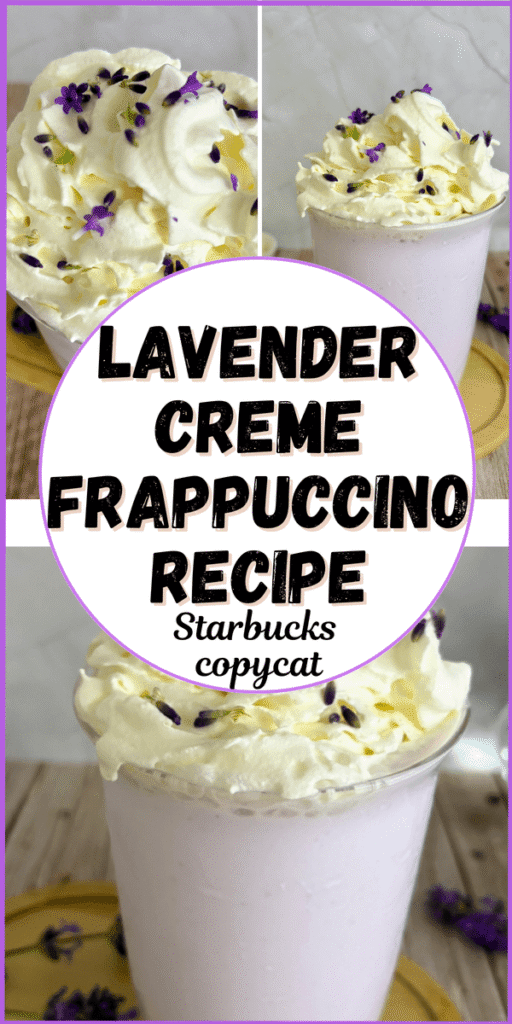Lavender Creme Frappuccino recipe