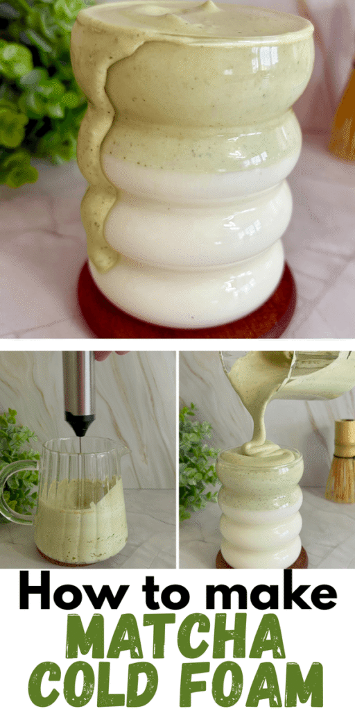 matcha cold foam recipe