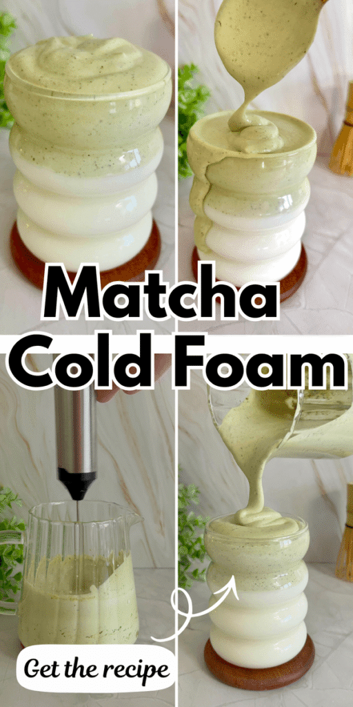 matcha cold foam recipe