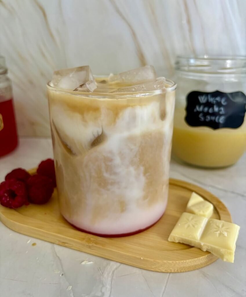 raspberry white mocha 
