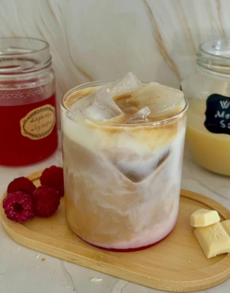 iced raspberry white mocha recipe