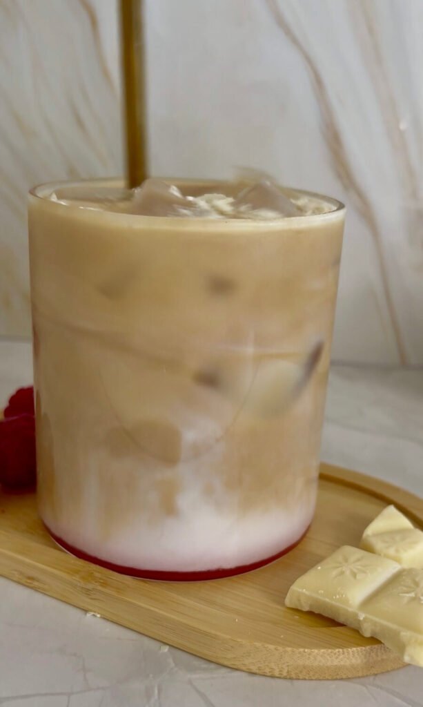 raspberry white mocha 