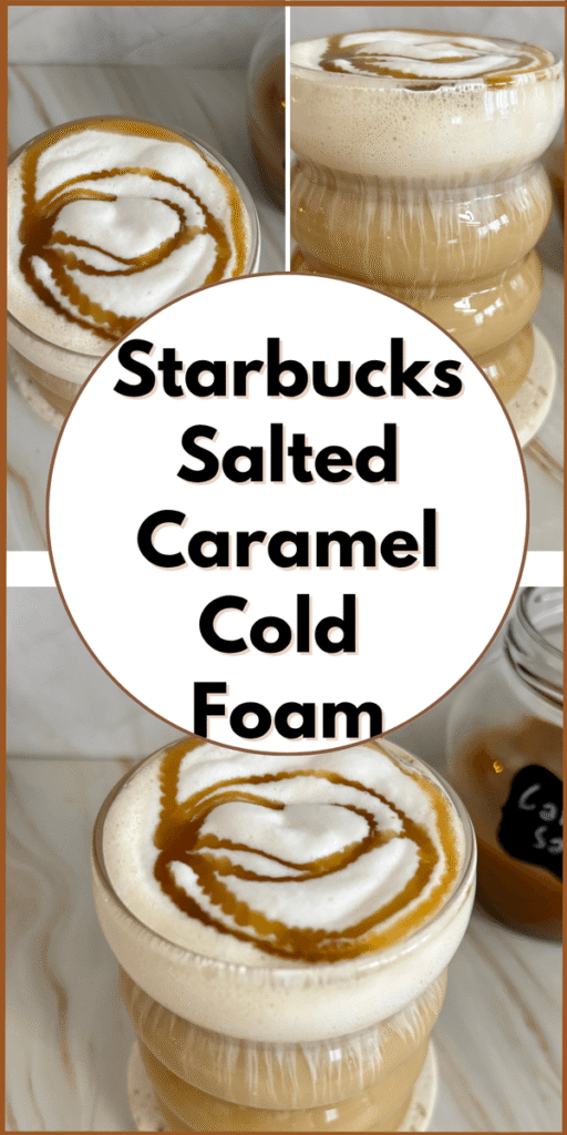 Salted caramel cold foam  recipe