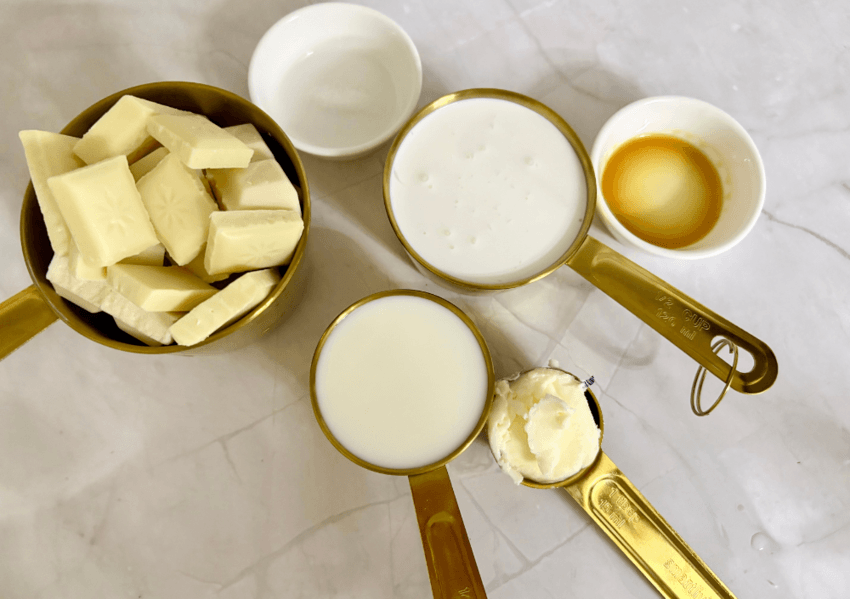 white mocha sauce recipe