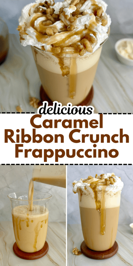 caramel ribbon crunch frappuccino recipe 