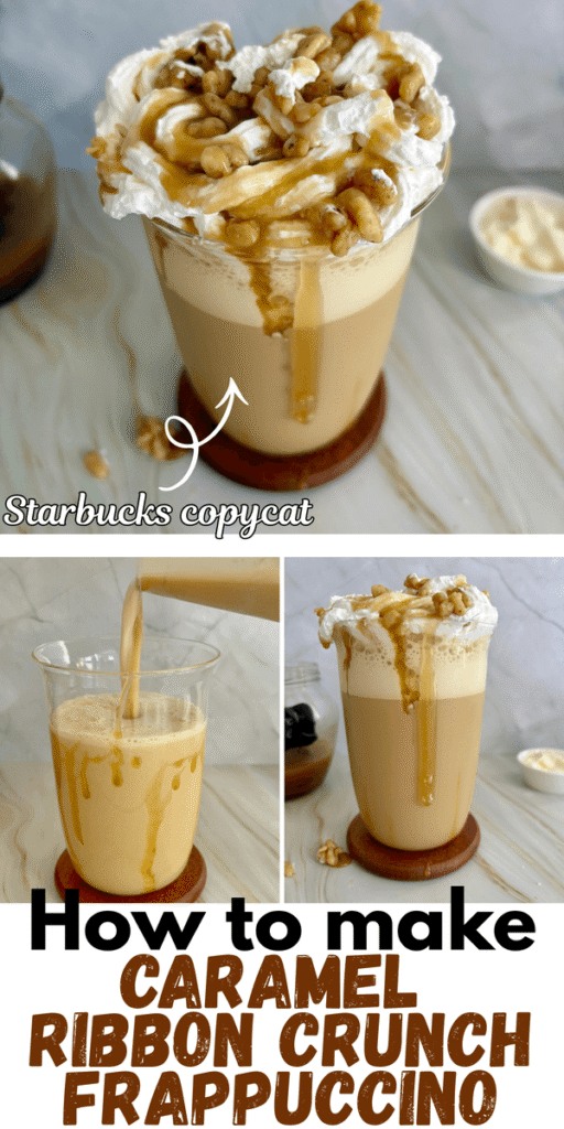 caramel ribbon crunch frappuccino recipe 
