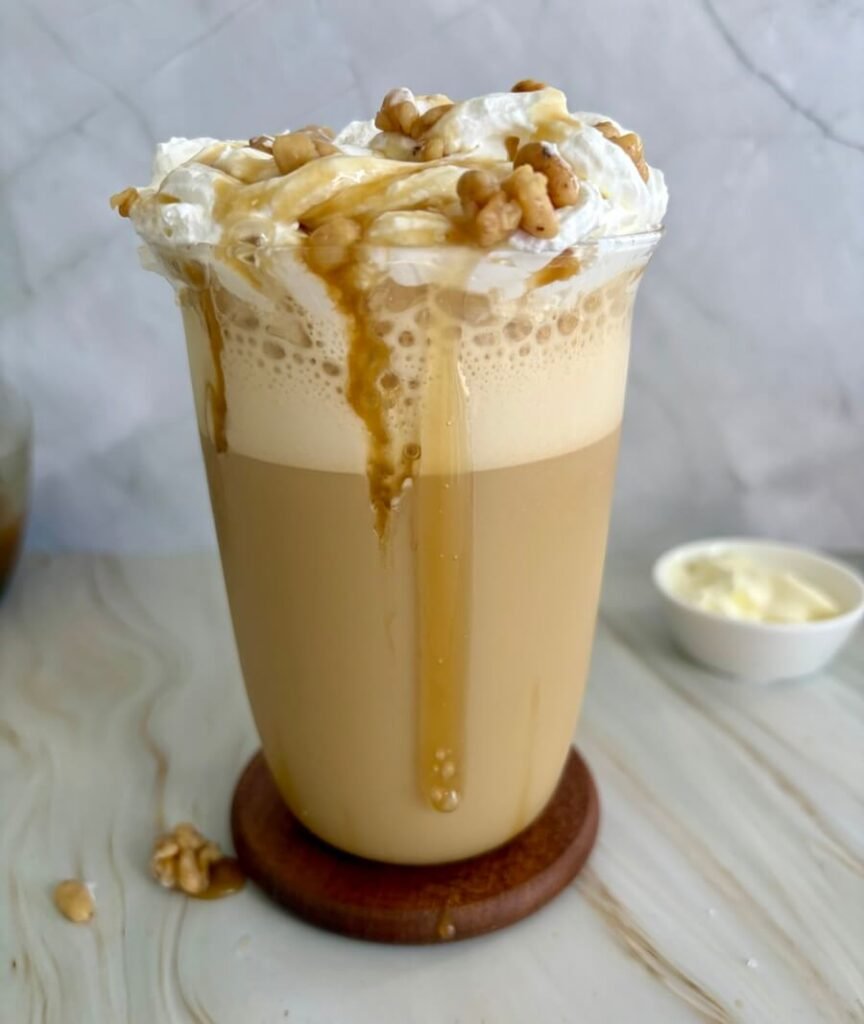 caramel ribbon crunch frappuccino recipe