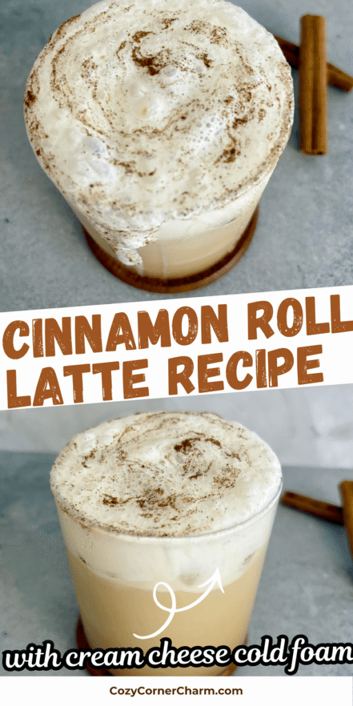 iced cinnamon roll latte recipe