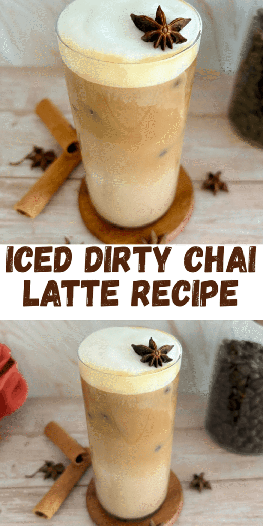 iced dirty chai latte 