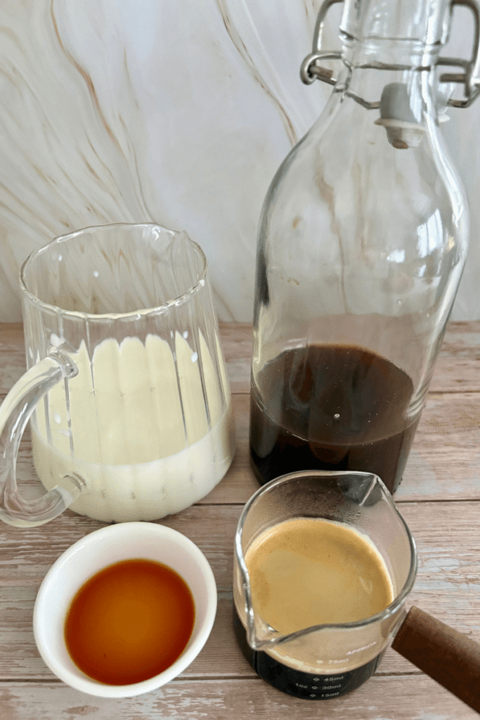 dirty chai latte