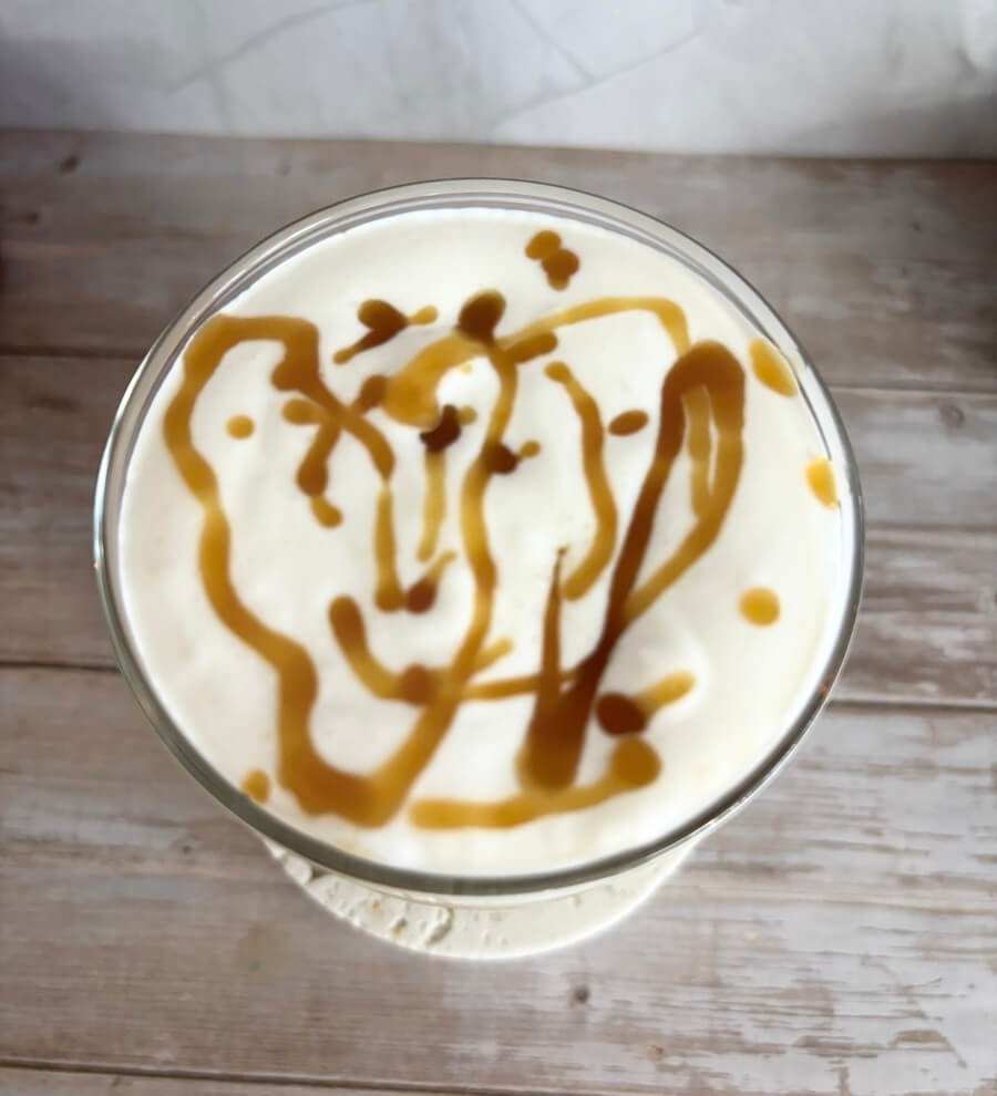 salted caramel latte