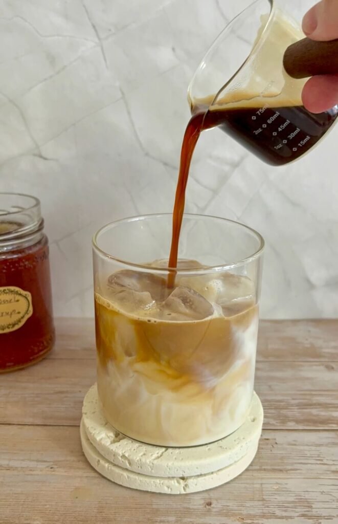iced salted caramel latte recipe
