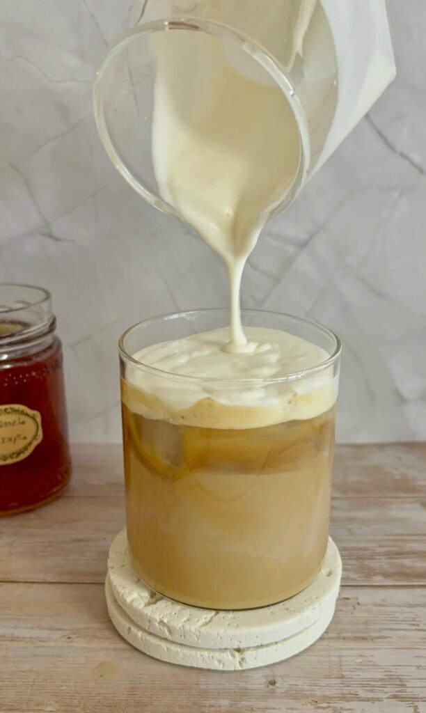 iced salted caramel latte recipe