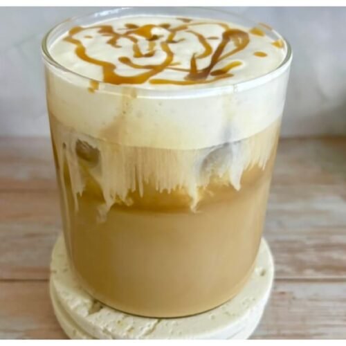 salted caramel latte