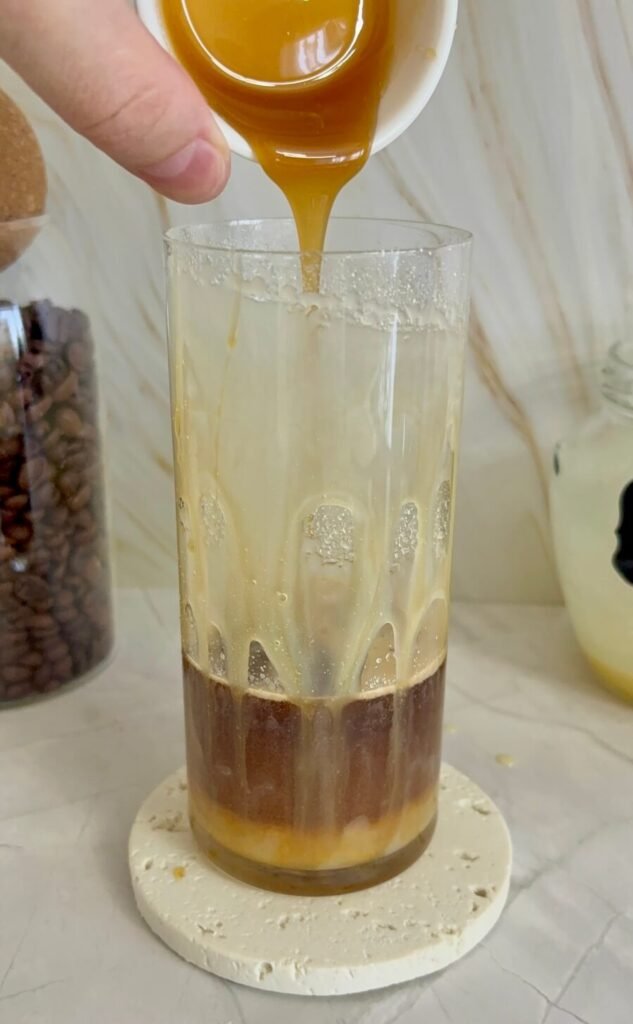iced salted caramel white mocha