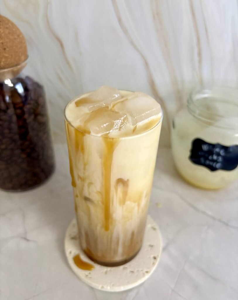 iced salted caramel white mocha